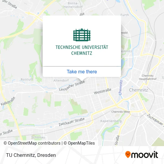 Карта TU Chemnitz