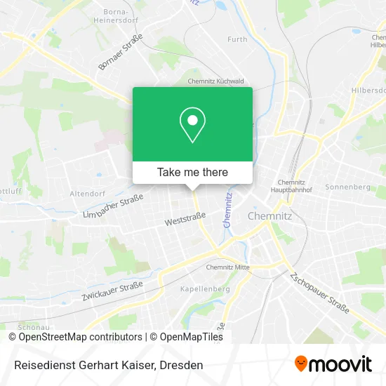 Карта Reisedienst Gerhart Kaiser