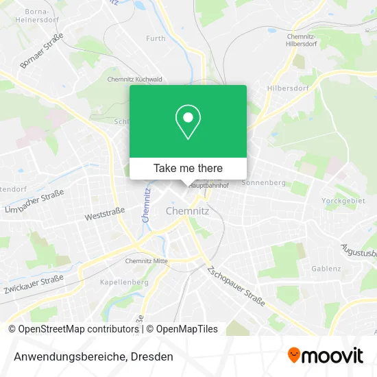 Карта Anwendungsbereiche