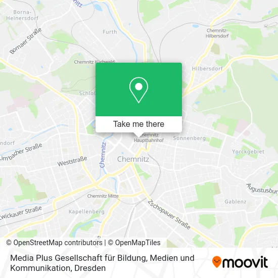 Карта Media Plus Gesellschaft für Bildung, Medien und Kommunikation