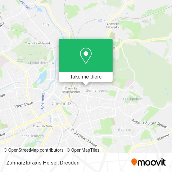 Карта Zahnarztpraxis Heisel