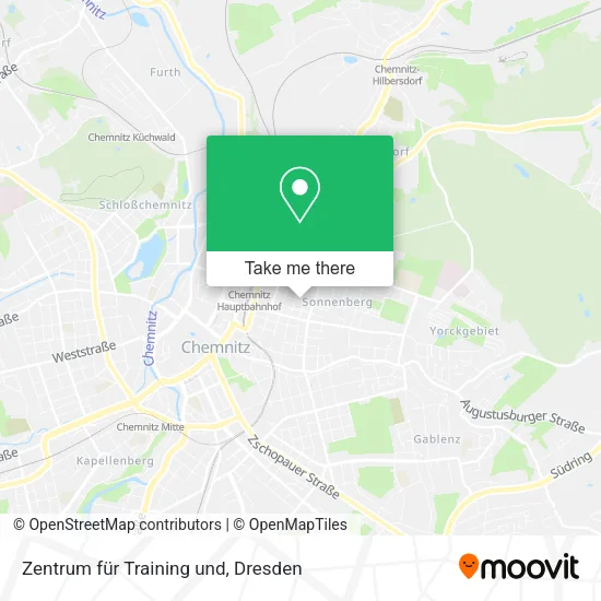 Карта Zentrum für Training und