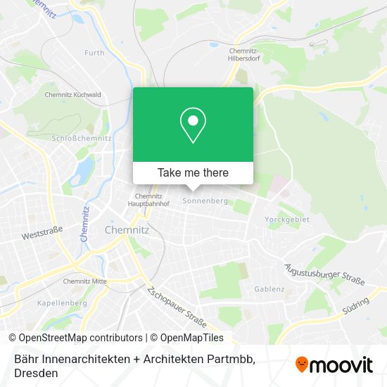 Карта Bähr Innenarchitekten + Architekten Partmbb