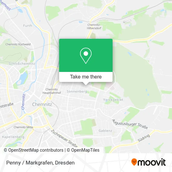 Карта Penny / Markgrafen