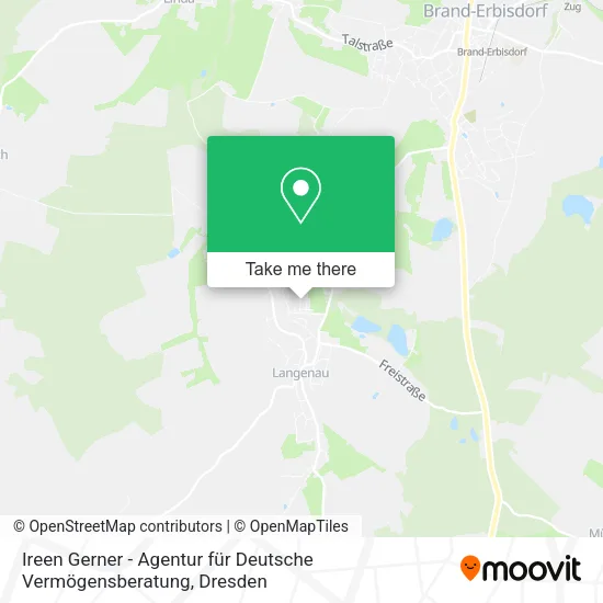 Карта Ireen Gerner - Agentur für Deutsche Vermögensberatung