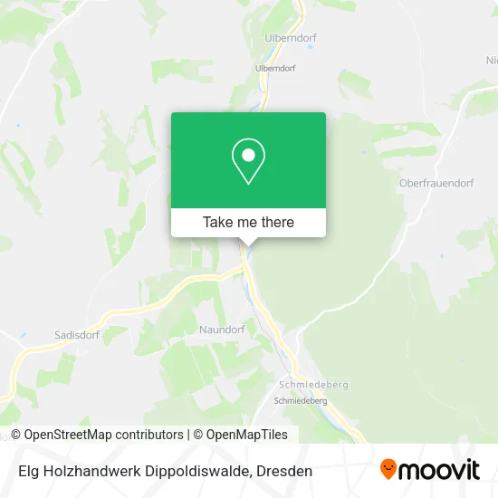 Карта Elg Holzhandwerk Dippoldiswalde