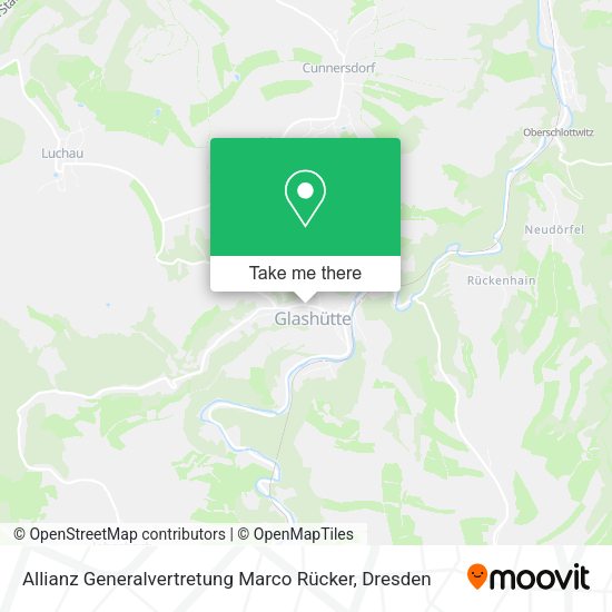 Карта Allianz Generalvertretung Marco Rücker