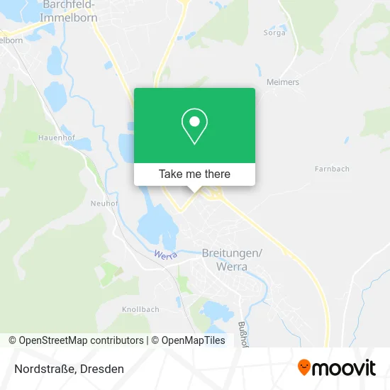 Карта Nordstraße