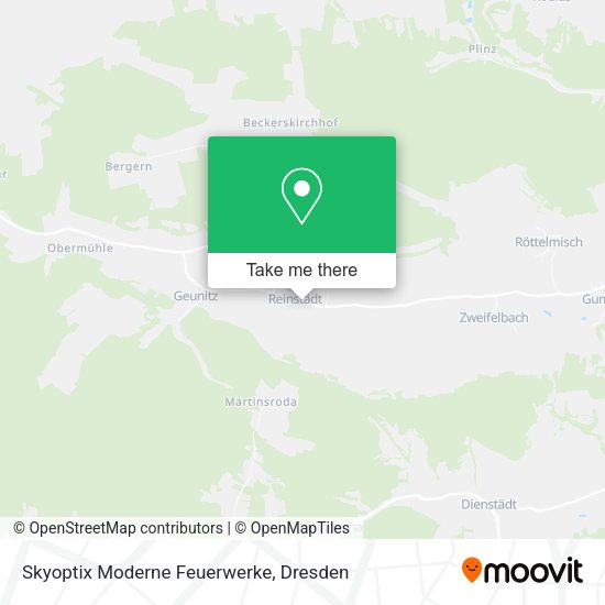 Карта Skyoptix Moderne Feuerwerke