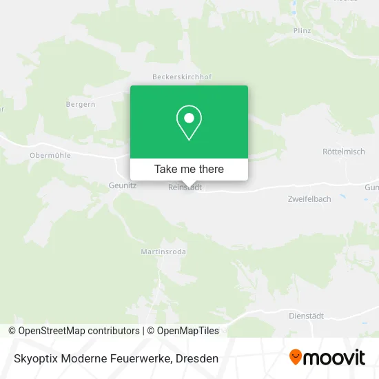 Карта Skyoptix Moderne Feuerwerke