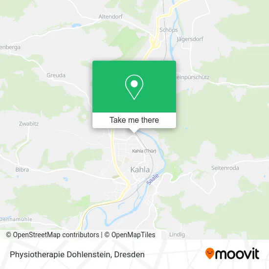 Карта Physiotherapie Dohlenstein