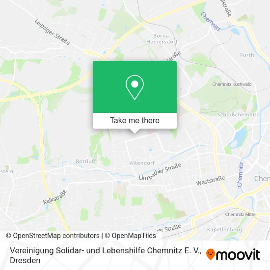 Карта Vereinigung Solidar- und Lebenshilfe Chemnitz E. V.