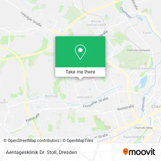 Карта Aentagesklinik Dr. Stoll