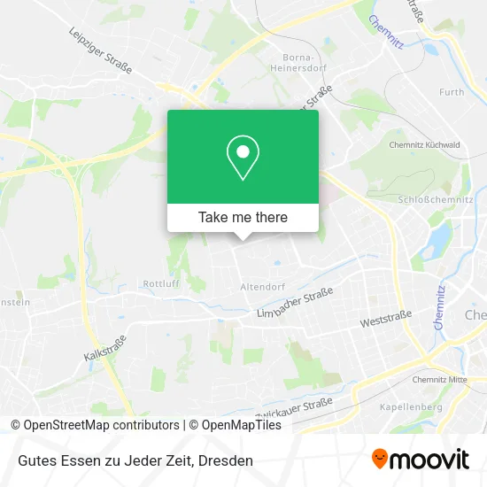 Карта Gutes Essen zu Jeder Zeit