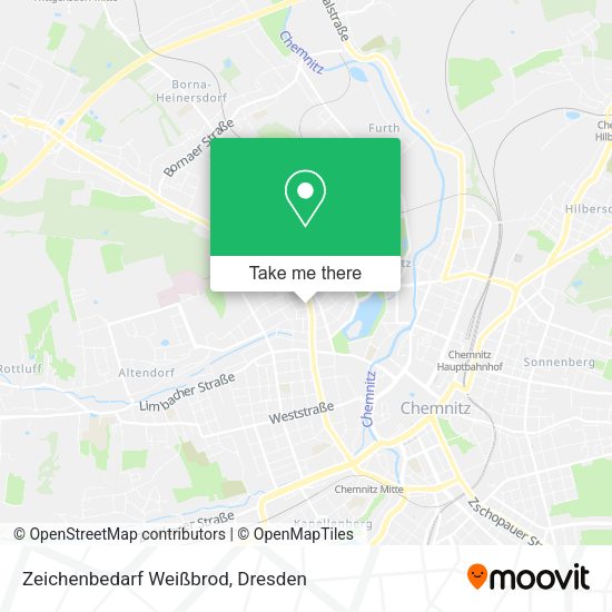 Карта Zeichenbedarf Weißbrod