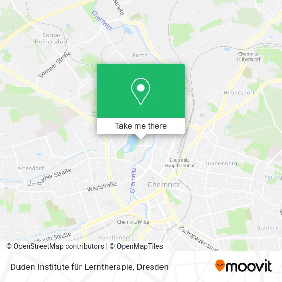 Карта Duden Institute für Lerntherapie