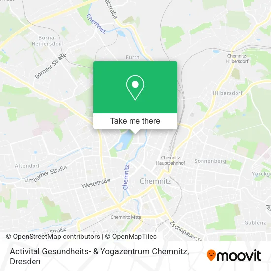 Карта Activital Gesundheits- & Yogazentrum Chemnitz
