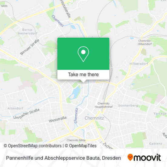 Карта Pannenhilfe und Abschleppservice Bauta