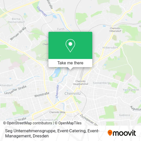 Карта Seg Unternehmensgruppe, Event-Catering, Event-Management