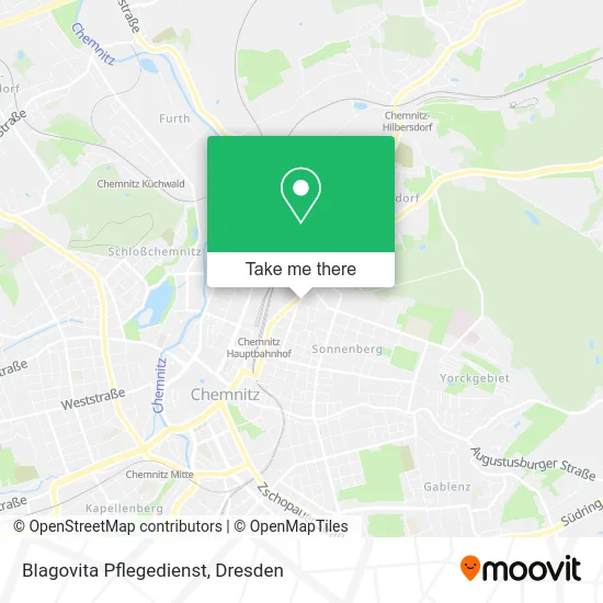 Карта Blagovita Pflegedienst