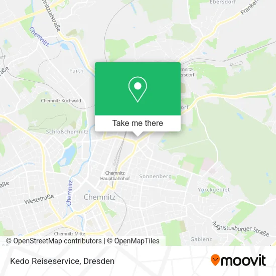 Карта Kedo Reiseservice