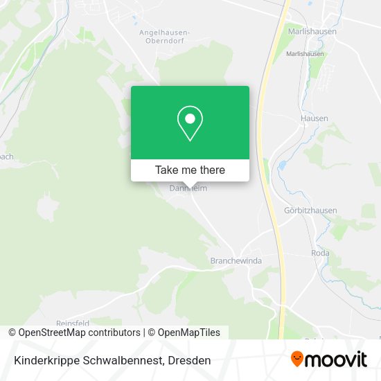 Карта Kinderkrippe Schwalbennest