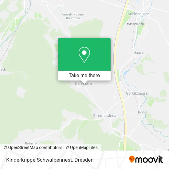 Карта Kinderkrippe Schwalbennest
