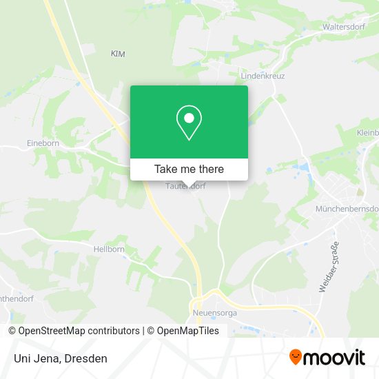 Карта Uni Jena