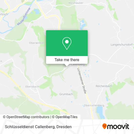 Карта Schlüsseldienst Callenberg