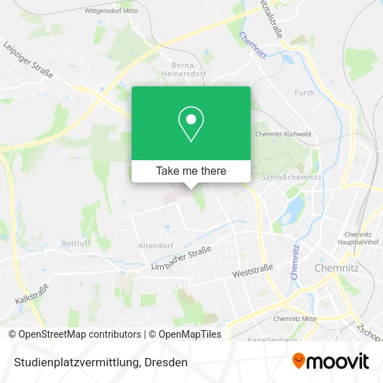 Карта Studienplatzvermittlung