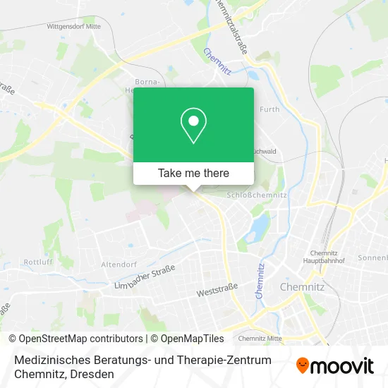 Карта Medizinisches Beratungs- und Therapie-Zentrum Chemnitz
