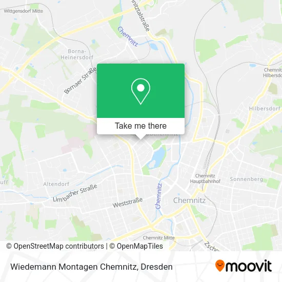 Карта Wiedemann Montagen Chemnitz