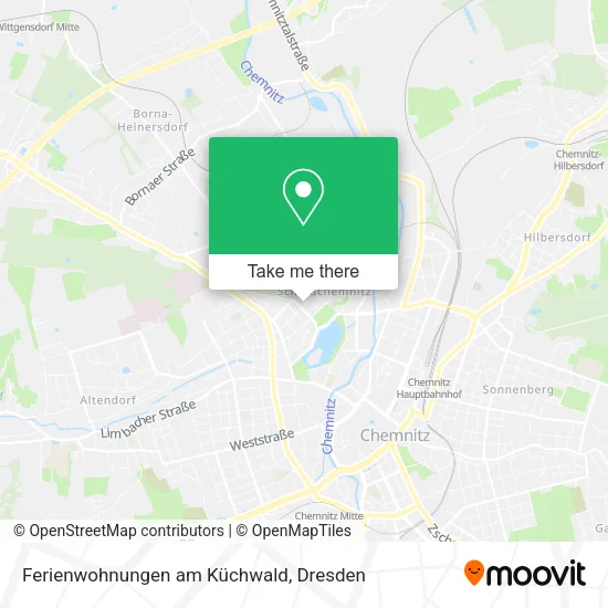 Карта Ferienwohnungen am Küchwald