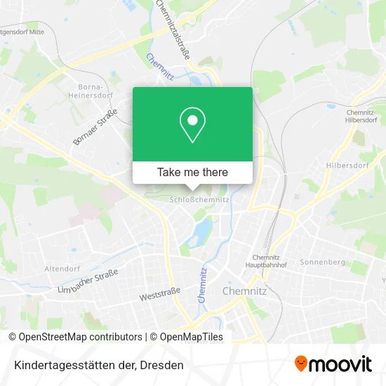 Карта Kindertagesstätten der