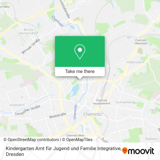 Карта Kindergarten Amt für Jugend und Familie Integrative