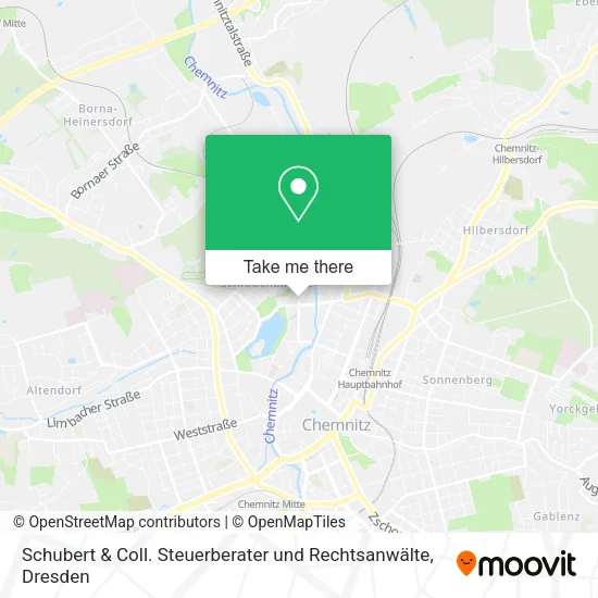 Карта Schubert & Coll. Steuerberater und Rechtsanwälte