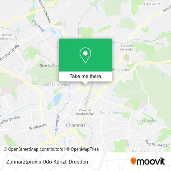 Карта Zahnarztpraxis Udo Künzl