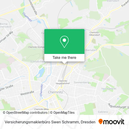 Карта Versicherungsmaklerbüro Swen Schramm