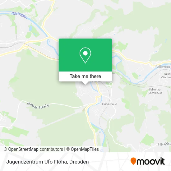 Карта Jugendzentrum Ufo Flöha