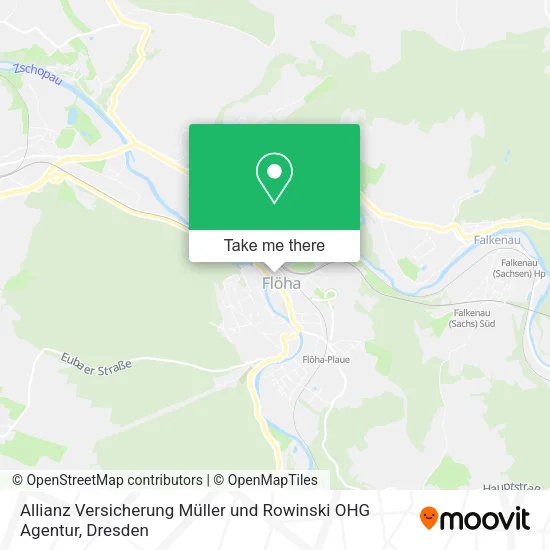 Карта Allianz Versicherung Müller und Rowinski OHG Agentur