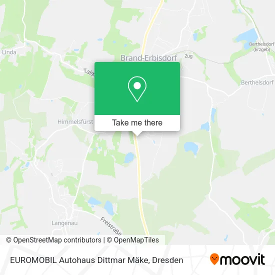 Карта EUROMOBIL Autohaus Dittmar Mäke