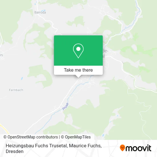 Карта Heizungsbau Fuchs Trusetal, Maurice Fuchs