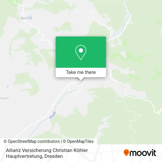 Карта Allianz Versicherung Christian Köhler Hauptvertretung