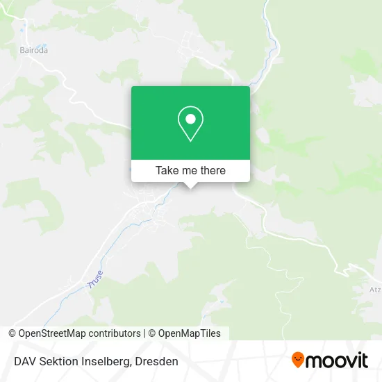 Карта DAV Sektion Inselberg