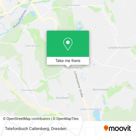 Карта Telefonbuch Callenberg