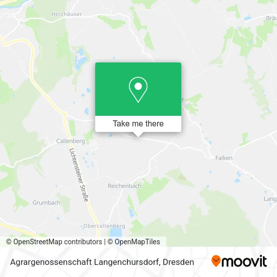 Карта Agrargenossenschaft Langenchursdorf