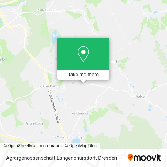Карта Agrargenossenschaft Langenchursdorf