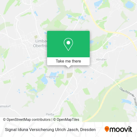 Карта Signal Iduna Versicherung Ulrich Jasch
