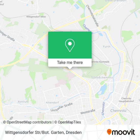 Карта Wittgensdorfer Str/Bot. Garten