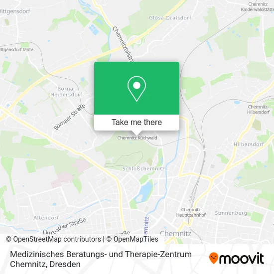 Карта Medizinisches Beratungs- und Therapie-Zentrum Chemnitz